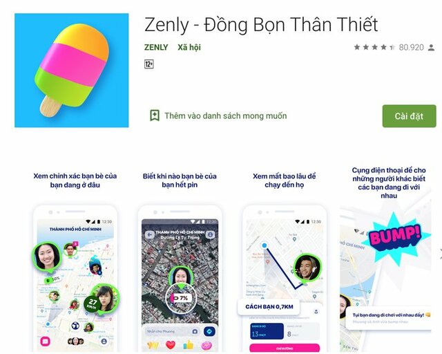 ứng dụng zenly