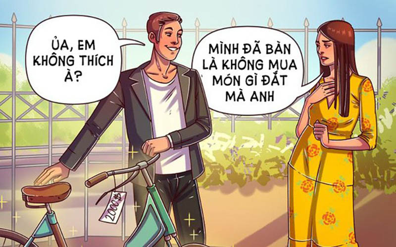 Anh ấy không tôn trọng bạn