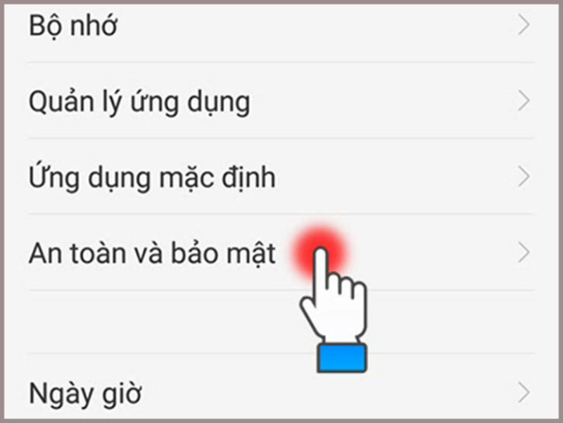Cài định vị qua điện thoại Android 