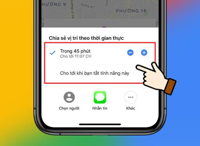 Cài định vị qua Google Maps